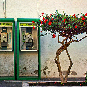 Telefonzellen in Uga/Lanzarote