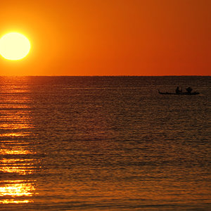 Sonnenaufgang am Mittelmeer