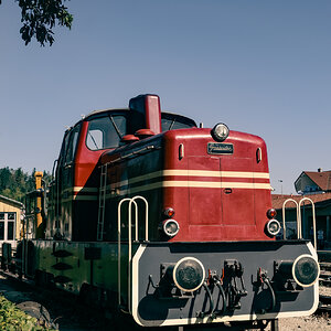 Rote Lokomotive