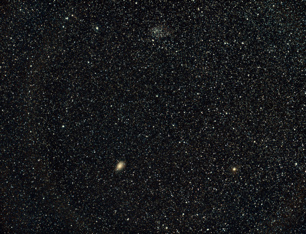 Andromeda mit Mirach, Dreiecksgalaxie und NGC752