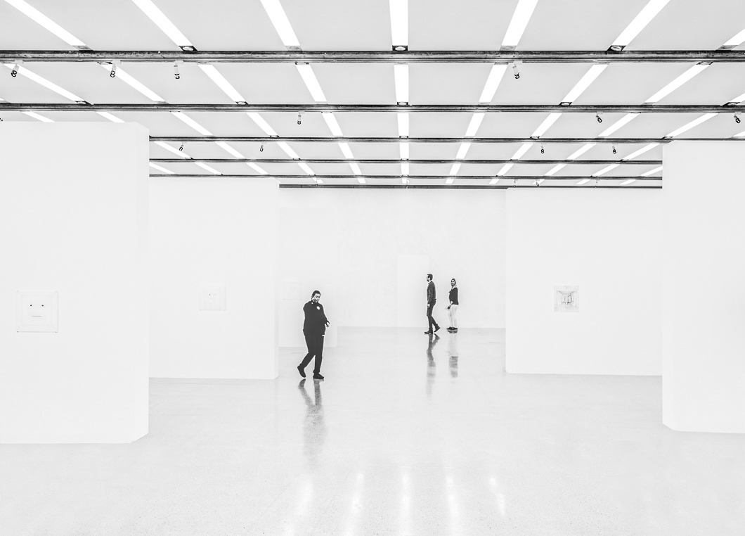 Ausstellung noch minimalistischer
