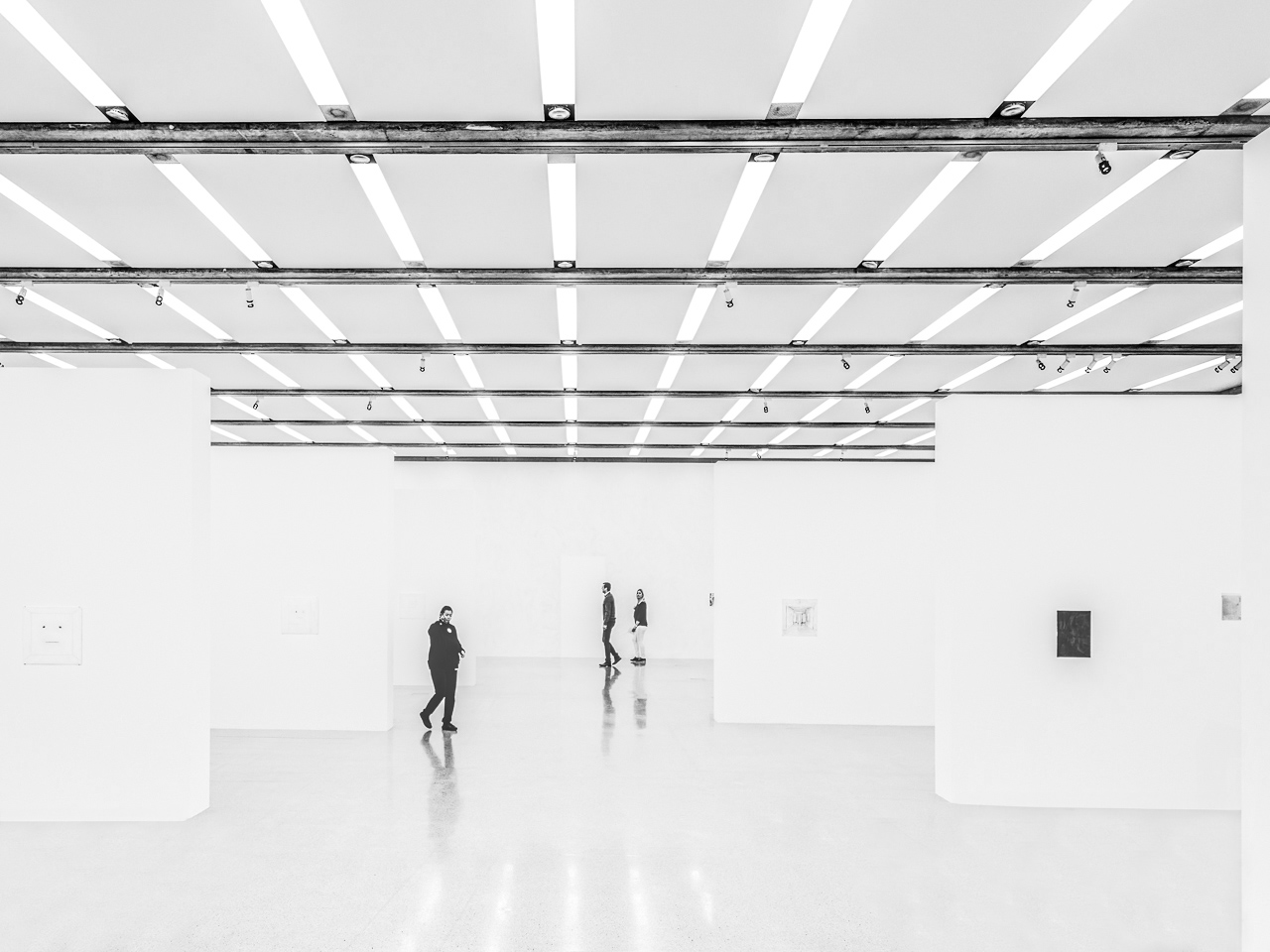 minimalistische Ausstellung