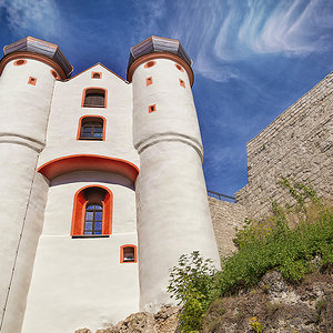 Burg Parsberg in Farbe