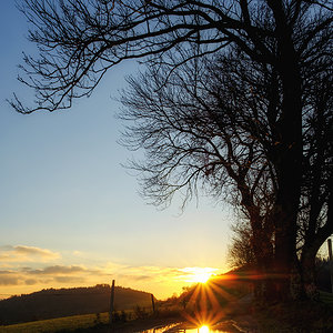 Sonnenuntergang mal zwei