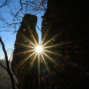 Advent am Kletterfelsen