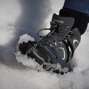 Im Schnee und Eis zum  Wander geeignet