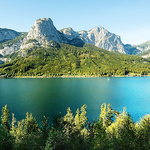 Berge und See in der Steiermark