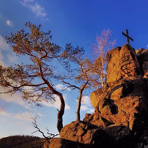 Sonnenuntergang im Harz