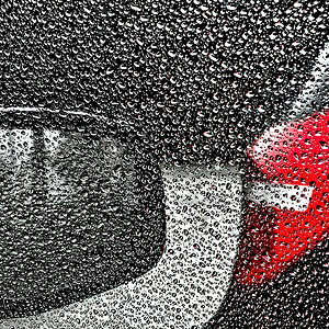 Raindrops are falling on my car...