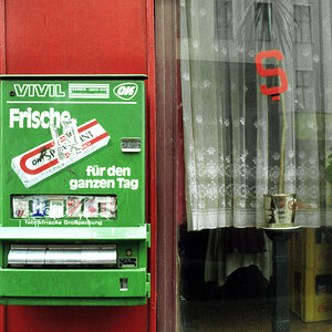 Grün war der gute alte Vivil-Automat...