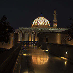 Die große Sultan Qaboos Moschee in Muscat