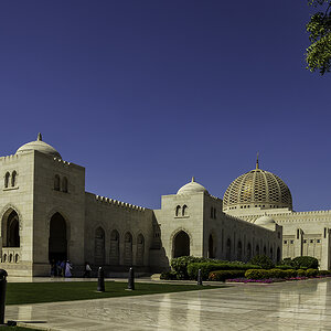 Sultan Quaboos Moschee in Muscat