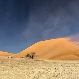 Sandsturm in der Namib