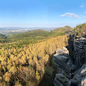 Elbsandsteingebirge - Blick vom Gohrisch