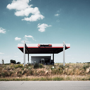 Tankstelle im Nirgendwo