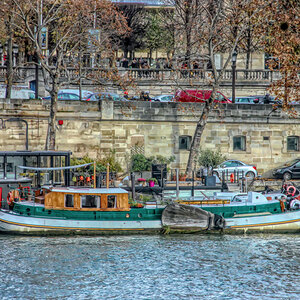 Auf der Seine in Paris