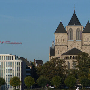 St. Kunibert in Köln bei Vollmond - "Original"