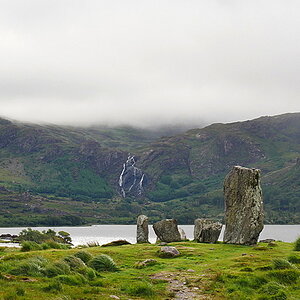 Uragh-(An Iúrach)-Stone-Circle, Lough Inchiquin, Beara-Halbinsel Irland
