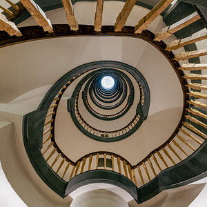 Treppenhaus im Kontorhaus Meßberghof, Hamburg