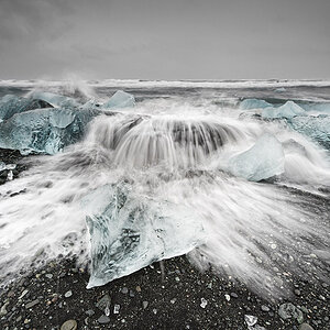 Wellen und Eis