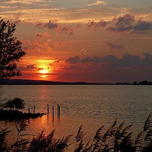 Das Steinhuder Meer zur Goldenen Stunde