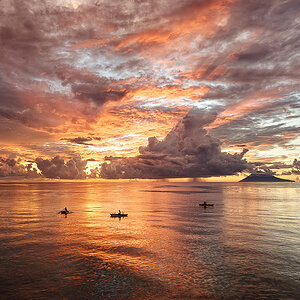 Abendlicht auf Sulawesi