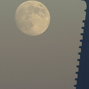 Kölner Blick auf den Mond