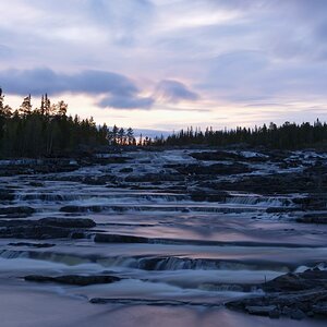 Blaue Stunde am Trappstegforsen