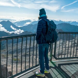 Die Weite und Ausblick Genießen