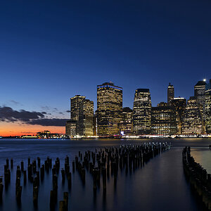 Sonnenuntergang in NYC, jetzt ausgerichtet