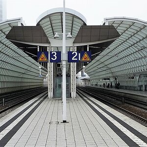 Architektonischer Blickfang Bahnhof