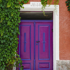 Die violette Tür
