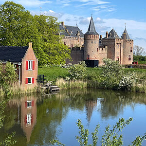 Wasserschloss in Muiden, Holland
