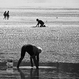 Pêcheurs à pied (Fischer zu Fuss... etwa)