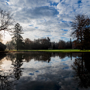 Im Park von Schloss Favorite in Rastatt