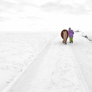 Spaziergang im Schnee