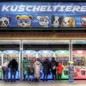 Prater im Winter 7  - Kuscheltiere