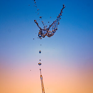 Flügelschlag des Wassers