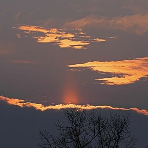 Sonnensäule in Sonderform, noch seltener!