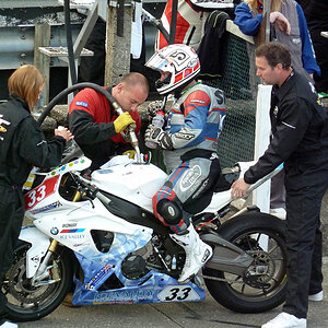 Boxenstop TT-Rennen Isle Of Man