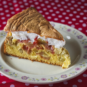 Rhabarber-Baiser-Kuchen