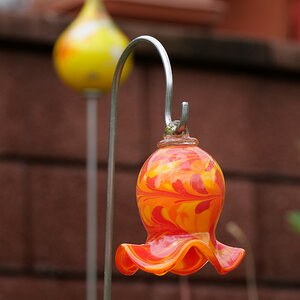Glas Deko im Garten