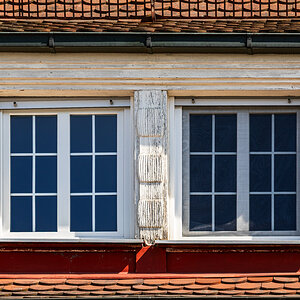 ... aber die Kunststoff-Fenster sind neu