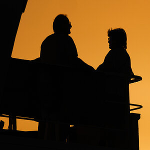Sunset im Gegenlicht