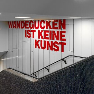 Wände gucken ist keine Kunst