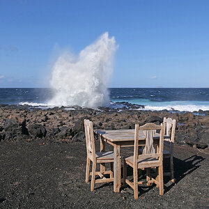 Platz am Meer