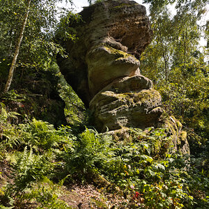 Der Riesenstein bei Naumburg-Heimarshausen, Nordhessen