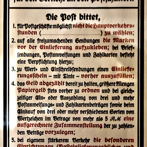 Geregelter Postbesuch