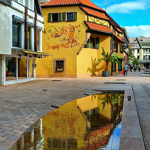Architektonische Kontraste