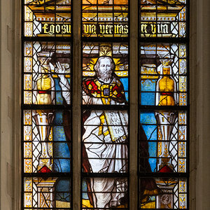 Fenster im Chor der Sint Janskerk in Gouda